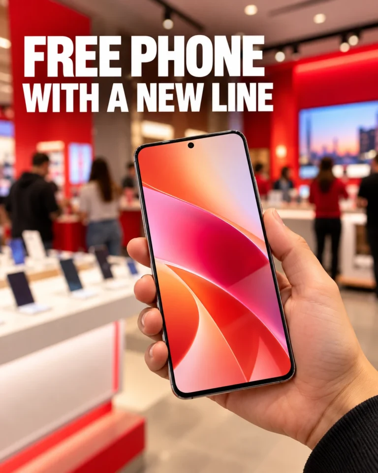 Free phone with a new Verizon line