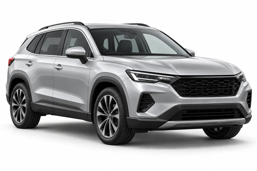 SUV prata para financiamento de carro